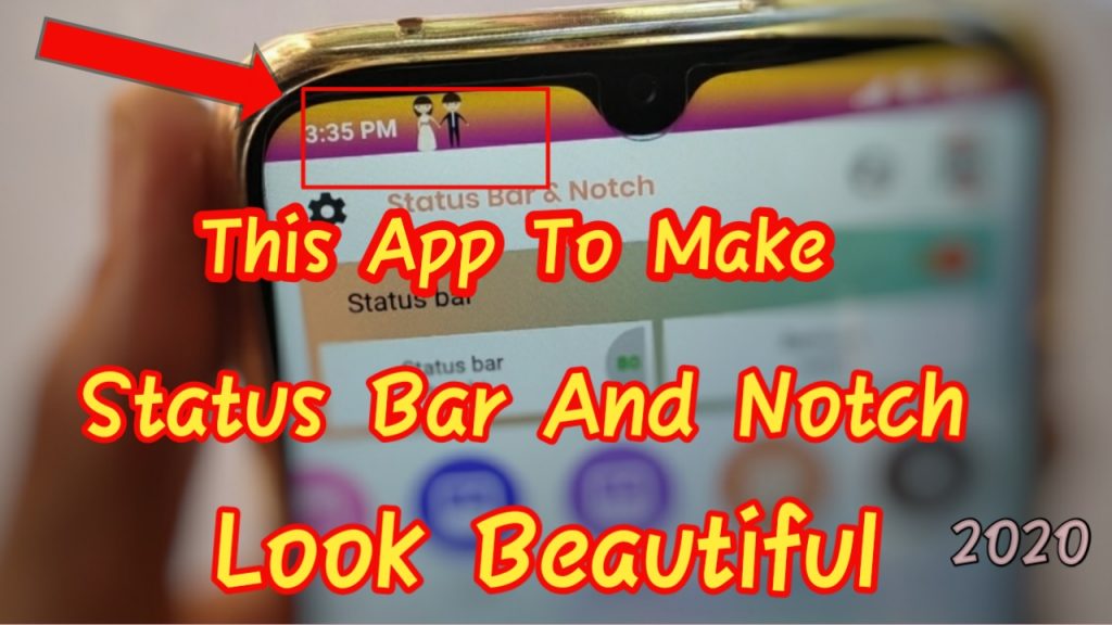How To Make Status Bar And Notch Look Beautiful app