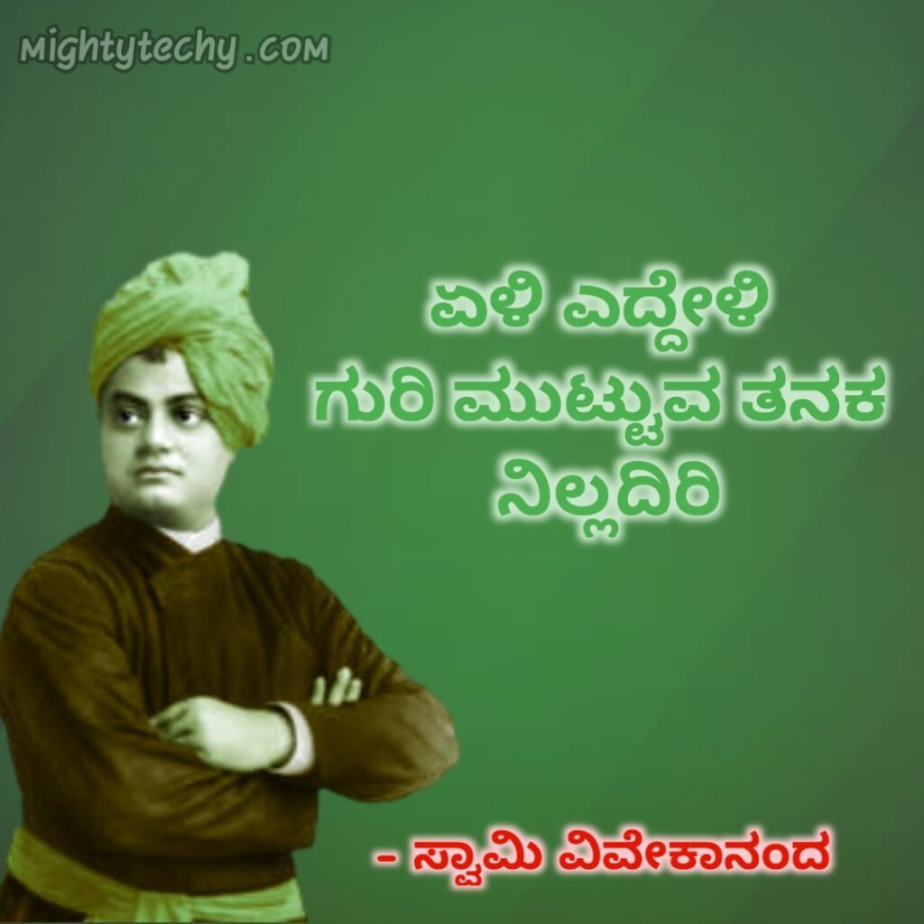 Famous Swami Vivekananda Kannada image
