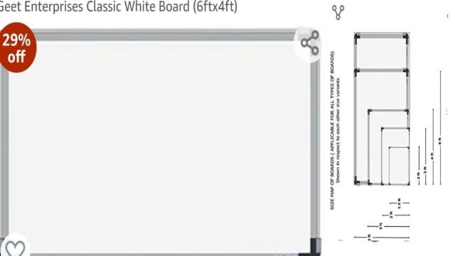 large white board